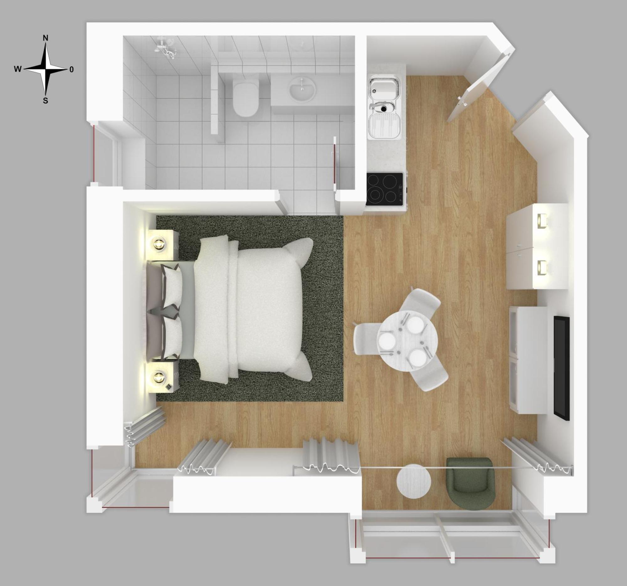 Moderne Neue Apartments Zum Wohlfuehlen Im Boardinghouse Bed & Butter Hasbergen Exterior foto